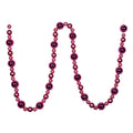 9 Mauve Assorted Ball Garland