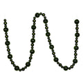 9 Moss Green Assorted Ball Garland