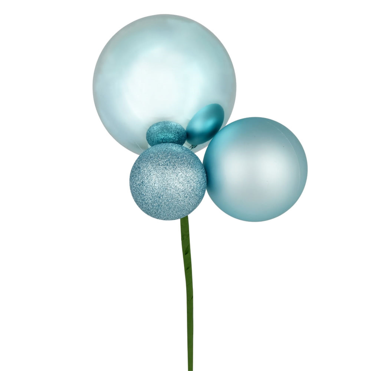 18 Inch  Baby Blue Ornament Pick 3/Bg