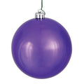 Vickerman 3 Inch  Plum Shiny Ball Uv Drilled 12/Bag  N590826Dsv