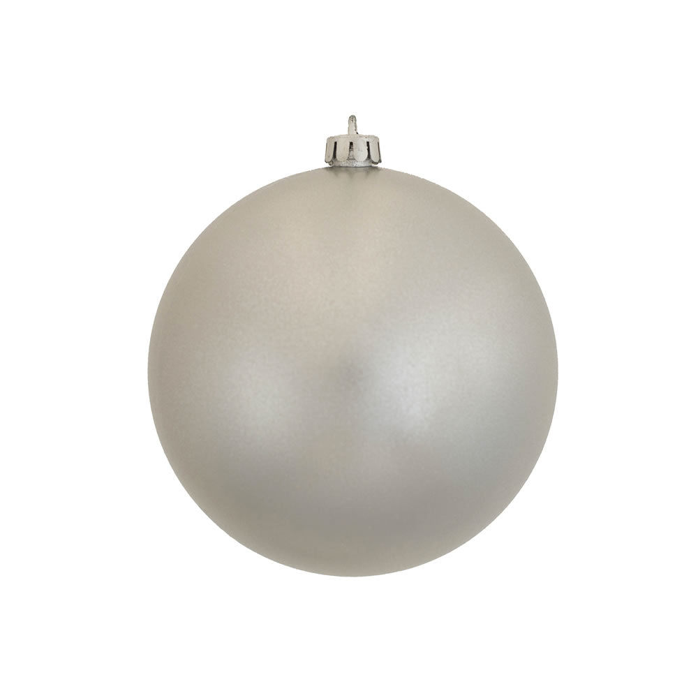 Vickerman 8 Inch  Silver Candy Ball Uv Drilled Cap  N592007Dcv
