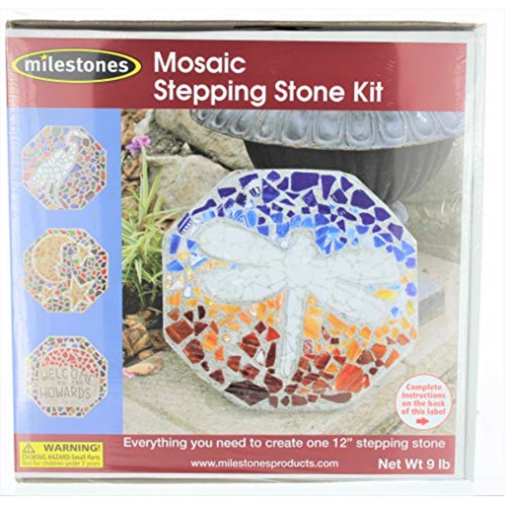 Milestones Mosaic Stepping Stone Kit  Makes a 12-Inch Stone
