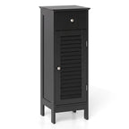 Narrow Bathroom Storage Cabinet with Adjustable Shelf & Drawer