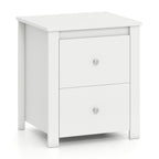 2-Drawer Nightstand with Storage for Bedroom & Living Room