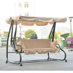 Outdoor Canopy Swing Patio Porch Shade Deck Bed in Sand