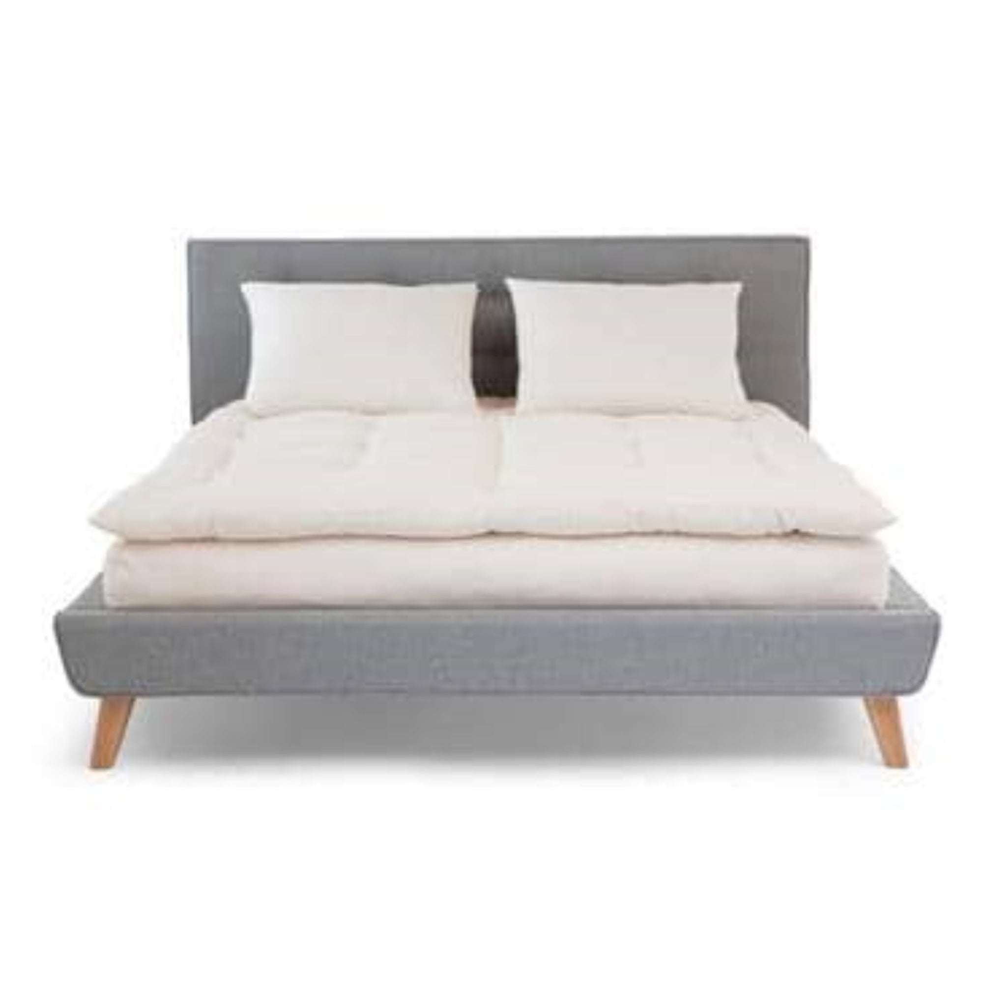 Organic Cotton X-L Twin Topper Extra  In 100% Organic Twill Fabric Case