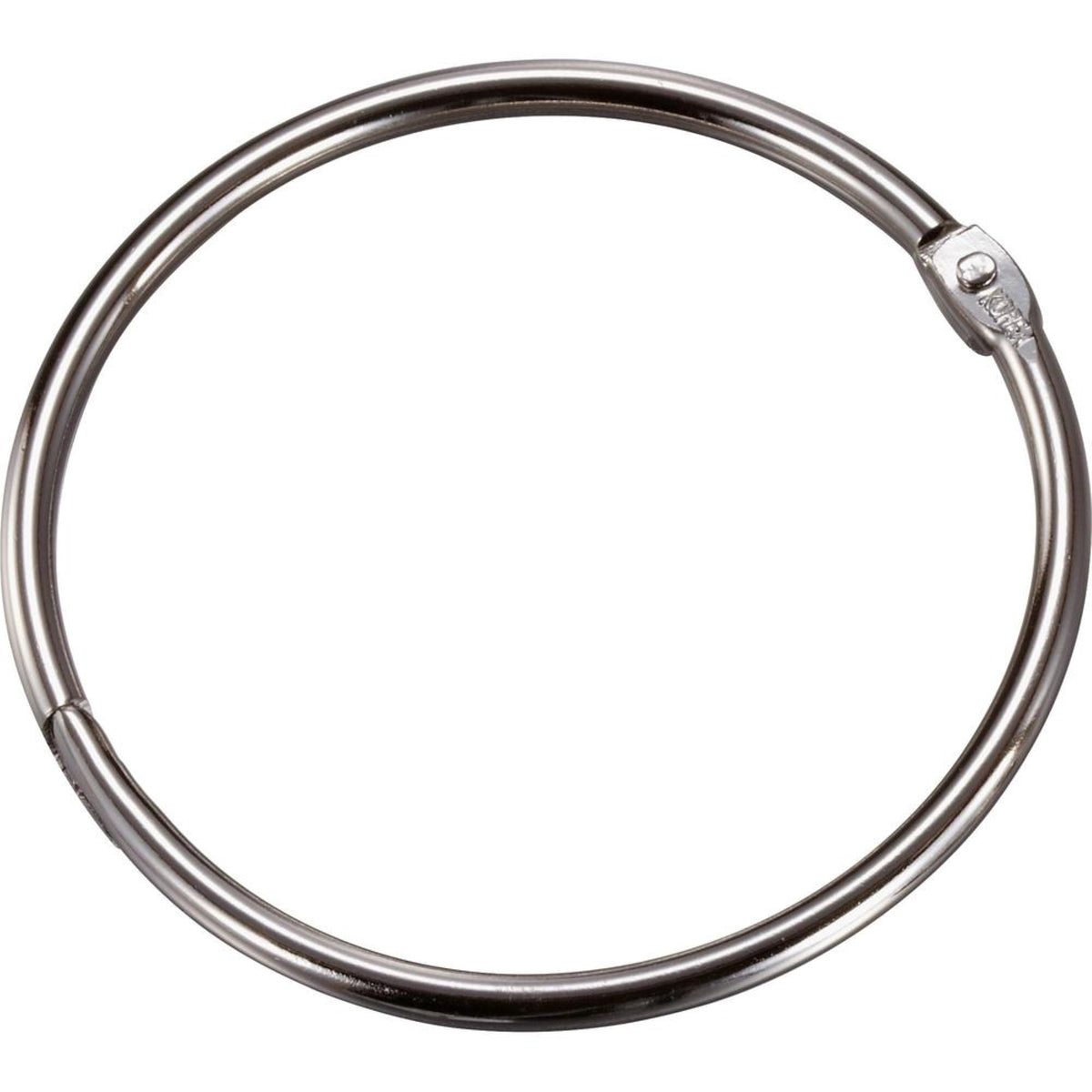 Officemate Loose-Leaf Book Rings - 3 Diameter - Silver - Metal - 10 / Box