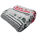 BlackCanyon Gear Falsa Blanket Rolled Cotton Blend OL124 Mexican Style Saddle Yoga Beach Blanket Aztec Throw Colorful Serape  4