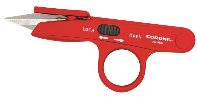 Corona Clipper 1464353 Corona Fs 4110 Hydroponic Finger Micro Snip  1.25 In. - Stainless Steel Blade  Abs Plastic  Durable Light