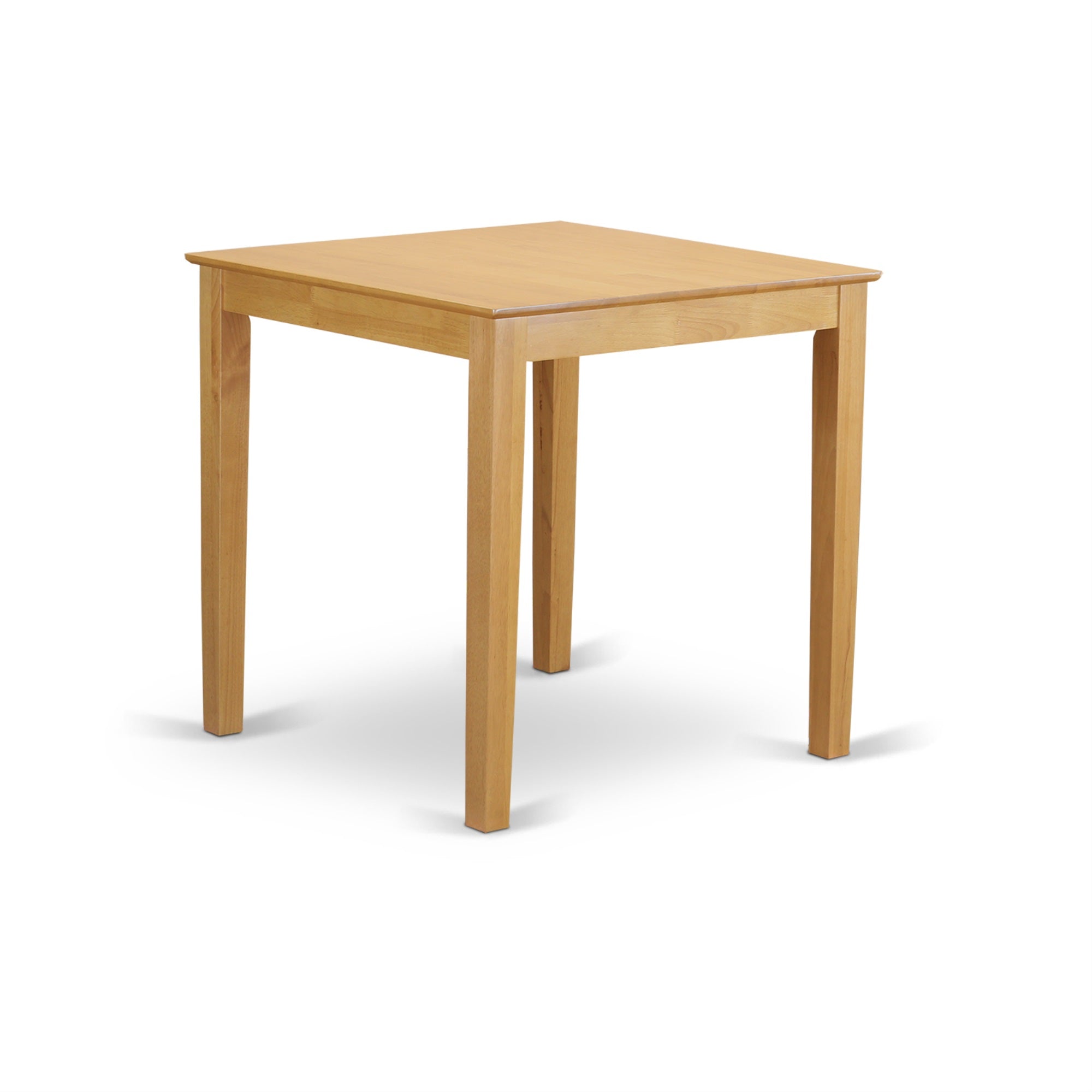 East West Furniture PBCF5-OAK-C 5 Piece Kitchen Counter Height Dining Table Set Includes a Square Pub Table and 4 Linen Fabric Upholstered Chairs, 36x36 Inch, Oak