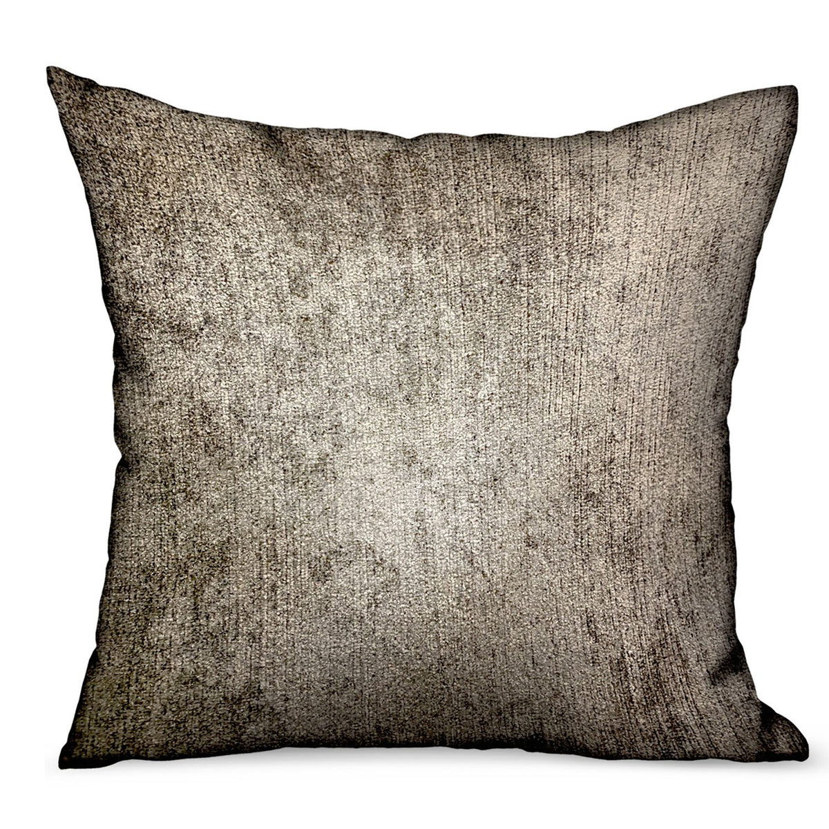 Plutus Harbor Sky Brown Solid Luxury Outdoor/Indoor Throw Pillow Double Sided  16' X 16'