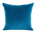Plutus Aqua Dulce Teal Handmade Luxury Pillow - Double Sided  20' X 20'