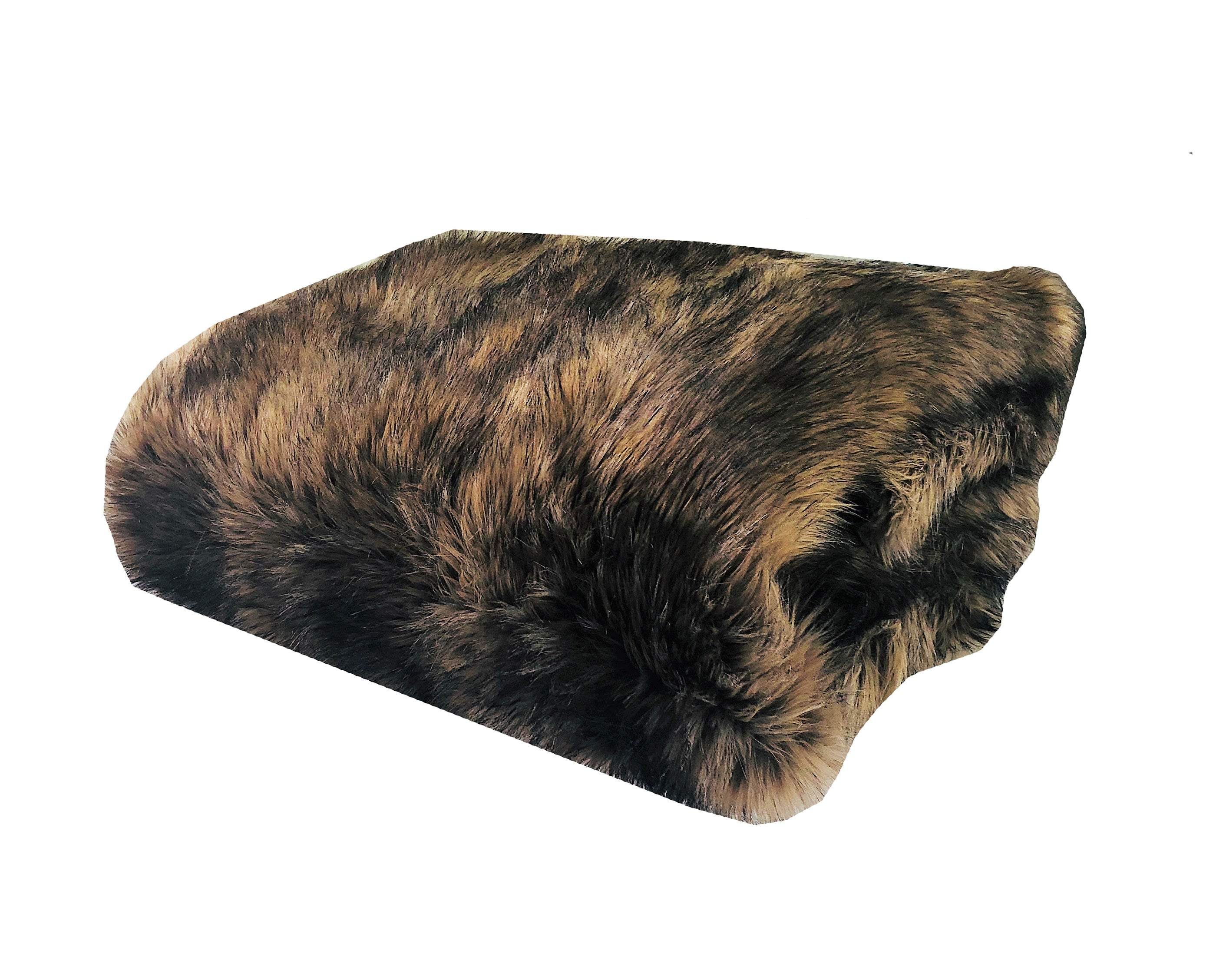 Plutus Mountain Coyote Handmade Luxury Throw Throw 36W X 60L