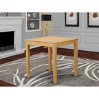 East West Furniture PBT T Square Counter Height Table for Small Spaces, 36-Inch, Oak Finish
