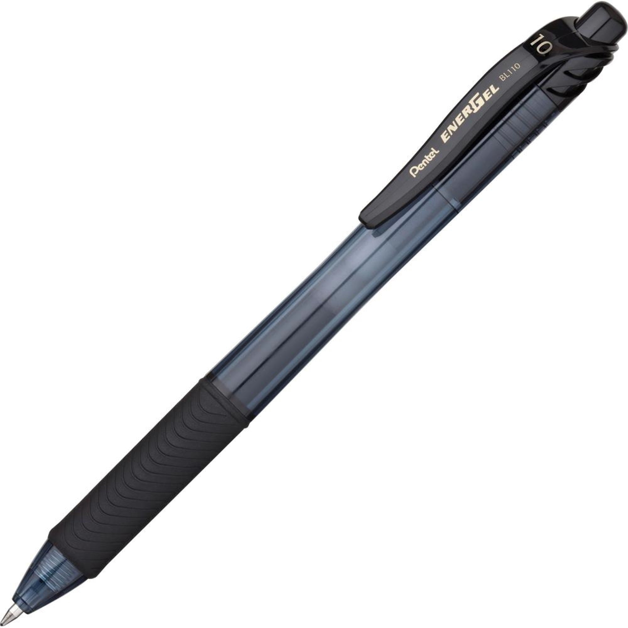 Pentel Energel-X Retractable Gel Pens - Bold Pen Point - 1 Mm Pen Point Size - Refillable - Retractable - Black Gel-Based Ink -