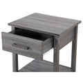 Salem 1Drawer Gray Nightstand (24 In. H X 19 In. W X 20 In. D)