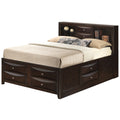 Marilla Cappuccino King Panel Beds