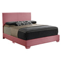 Aaron Pink Upholstered Full Panel Bed