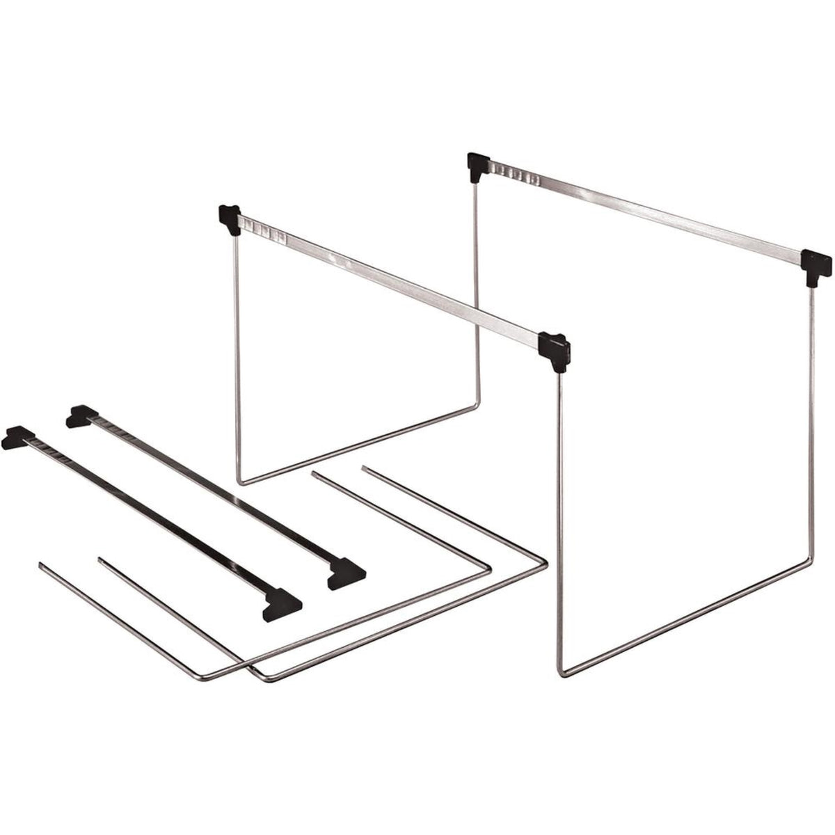 Pendaflex Actionframe Drawer File Frames - Letter - 14-18 Long - Steel - Stainless Steel - 2 / Box