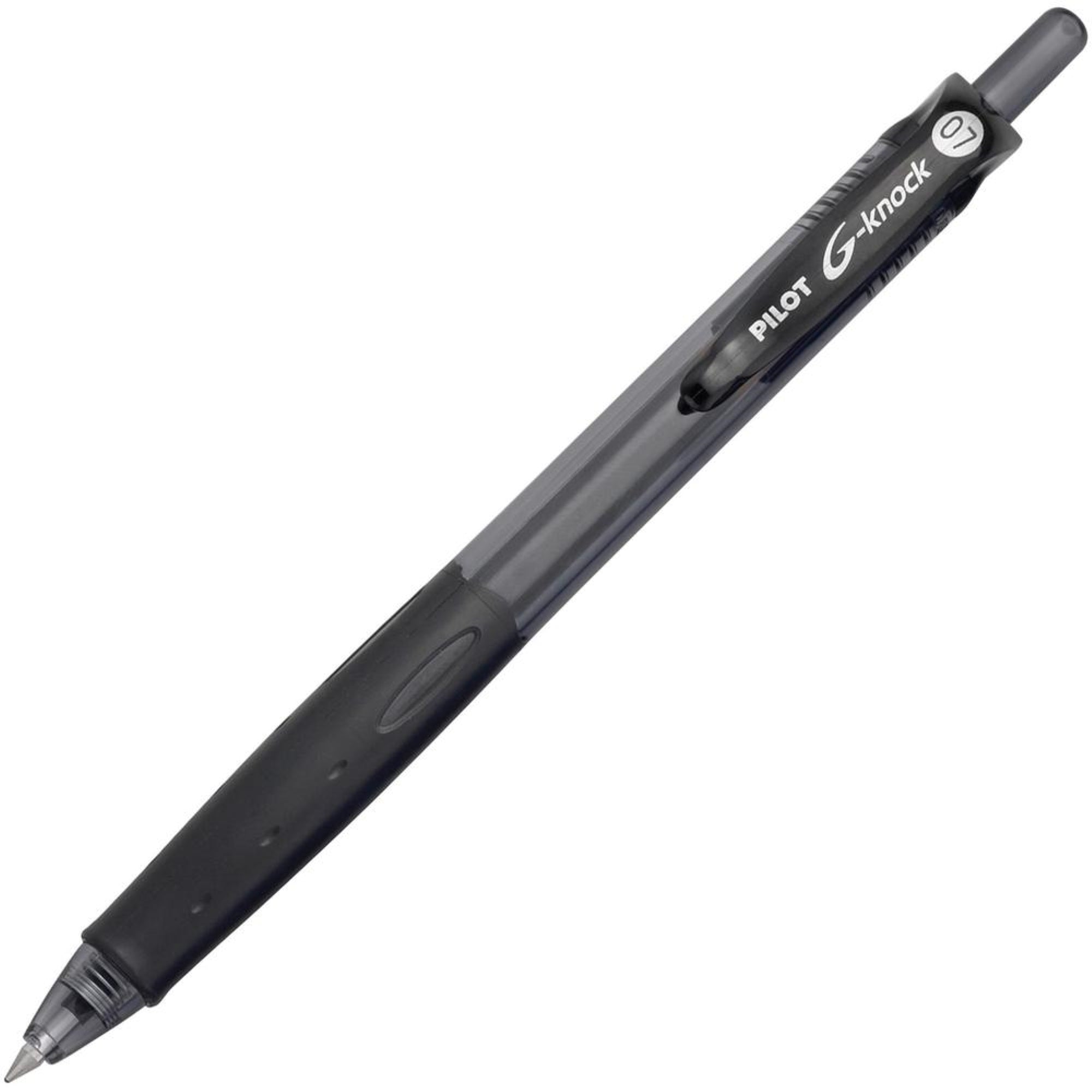Pilot Begreen G-Knock Retractable Gel Ink Pens - Fine Pen Point - 0.7 Mm Pen Point Size - Refillable - Retractable - Black Gel-B