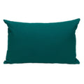 Parkland Collection Transitional Solid Green Rectangle 18 Inch  X 12 Inch  Pillow