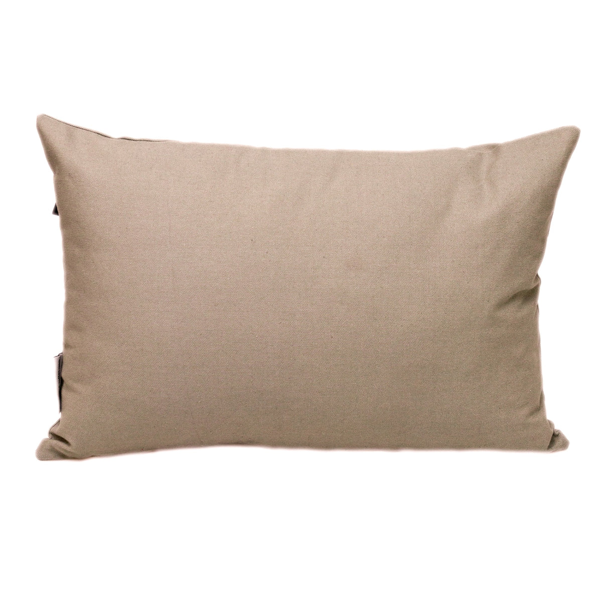 Parkland Collection Transitional Solid Grey Rectangle 18 Inch  X 12 Inch  Pillow