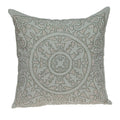 Parkland Collection Fluera Traditional Beige Pillow Cover With Poly Insert