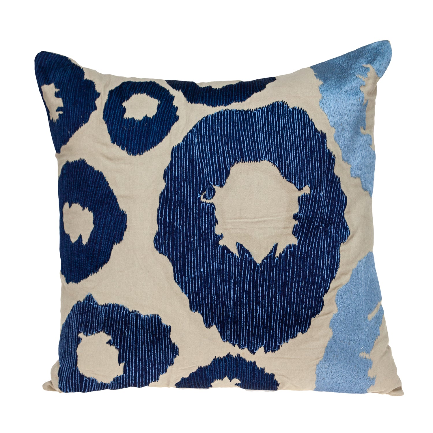 Parkland Collection Clove Transitional Beige Pillow Cover With Poly Insert