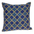 Parkland Collection Calix Accent Blue Pillow Cover With Poly Insert
