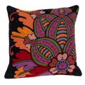 Parkland Collection Siacca Accent Black Pillow Cover With Poly Insert