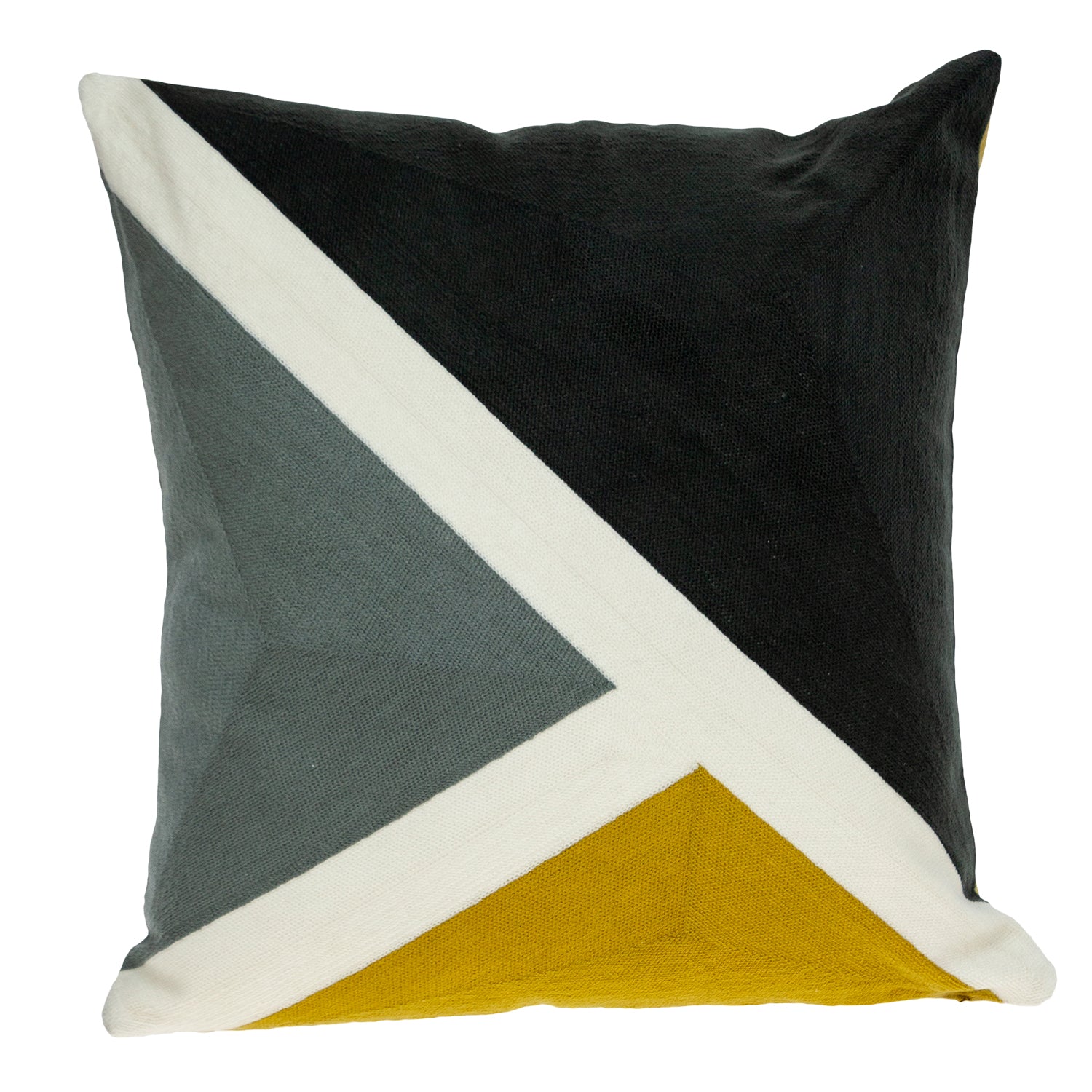 Parkland Collection Axle Contemporary Multicolor Pillow Cover With Poly Insert