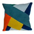 Parkland Collection Fushix Contemporary Multicolor Pillow Cover With Poly Insert