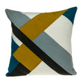 Parkland Collection Lumen Contemporary Multicolor Pillow Cover With Poly Insert