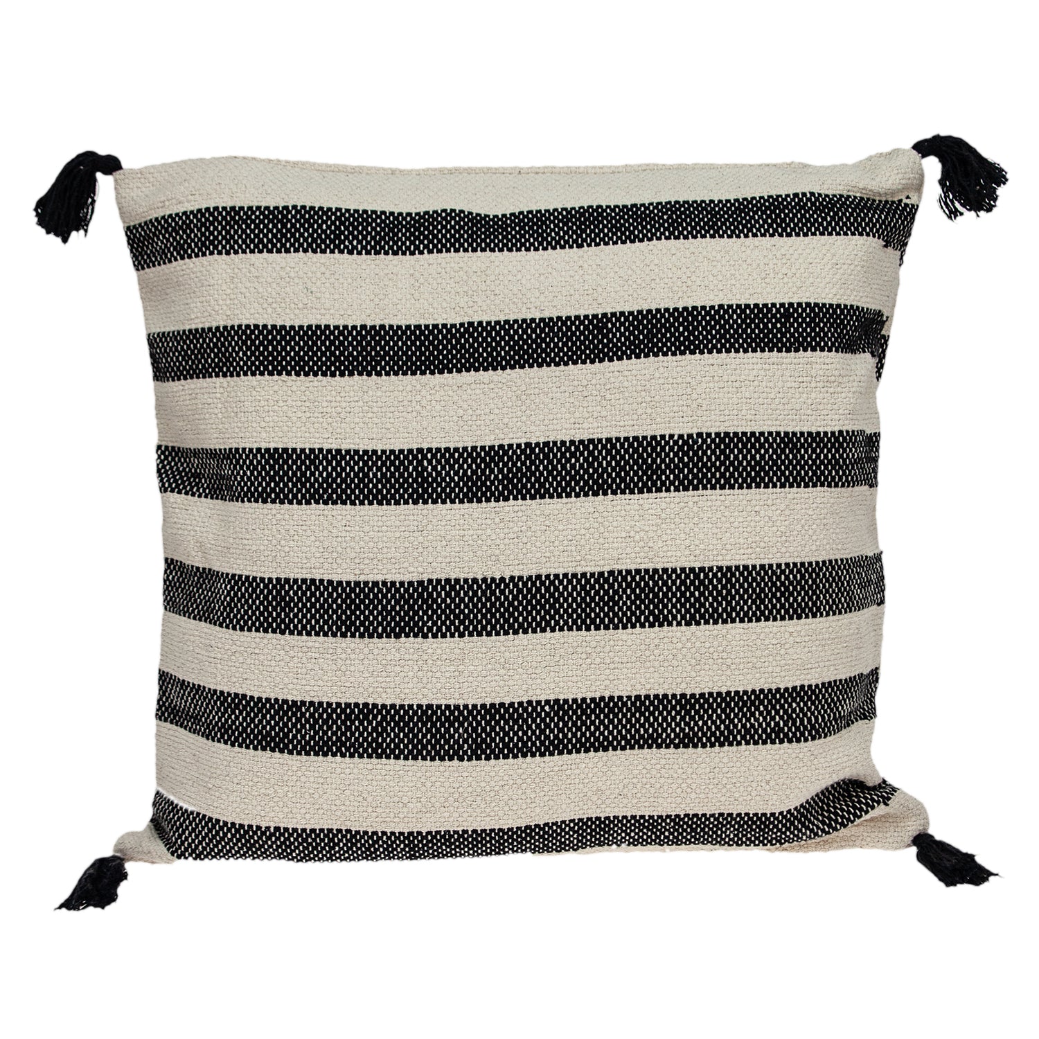 Parkland Collection Cruza Transitional Beige Pillow Cover With Poly Insert