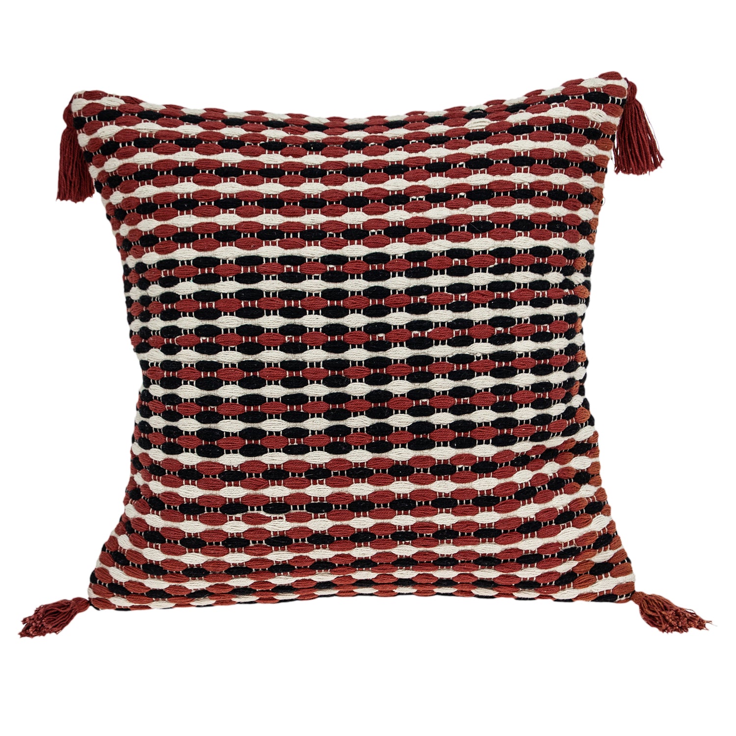Parkland Collection Dafne Transitional Multicolored Pillow Cover With Poly Insert