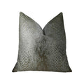 Plutus Hidden World Silver Handmade Throw Pillow, (Double Sided  26' X 26')