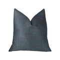 Plutus Deep Blue Sea Luxury Throw Pillow - Double Sided  16' X 16'