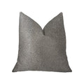 Plutus New Wave Hillside Brown Luxury Throw Pillow - Double Sided  20' X 20'