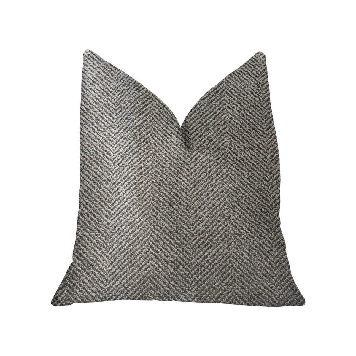 Plutus New Wave Hillside Brown Luxury Throw Pillow - Double Sided  20' X 36' King
