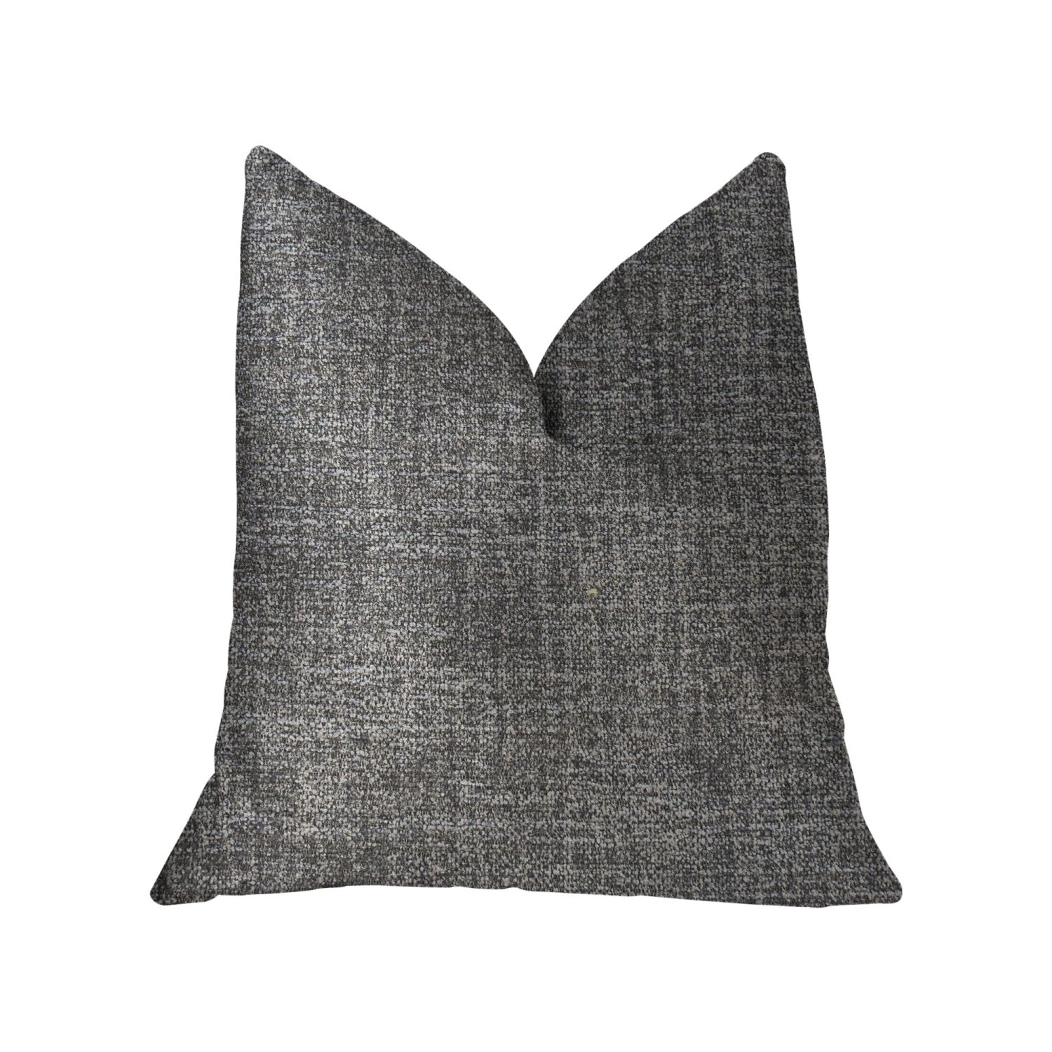 Plutus Dolphin  Gray Luxury Throw Pillow - Double Sided  20' X 20'