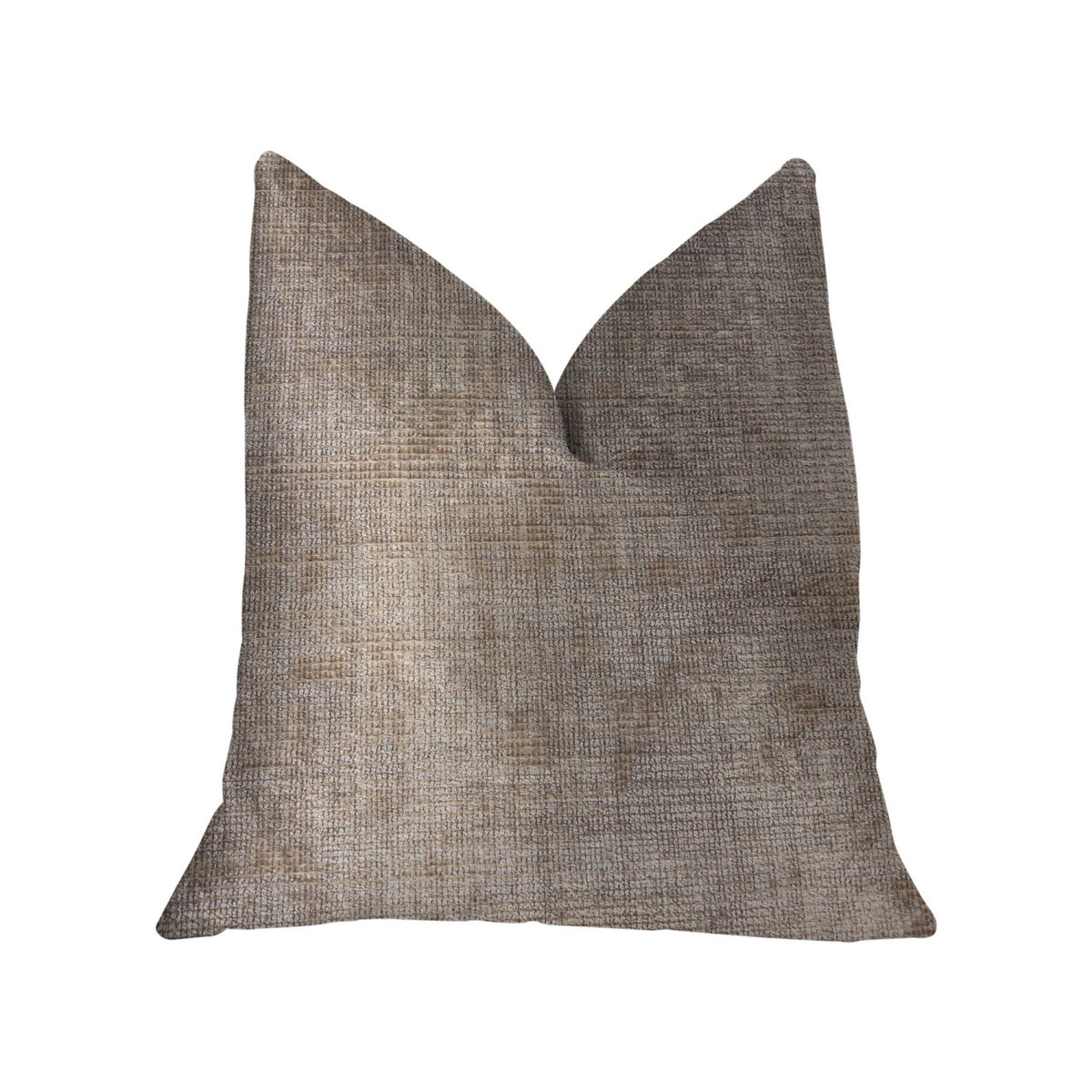 Plutus Monroe Bisque Beige Luxury Throw Pillow - Double Sided  20' X 36' King