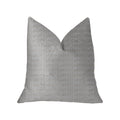 Plutus Cascade Beige Luxury Throw Pillow - Double Sided  20' X 26' Standard