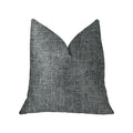 Plutus Blue Mountain Blue Luxury Throw Pillow - Double Sided  18' X 18'
