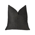 Plutus Black Panther Black Luxury Throw Pillow - Double Sided  20' X 26' Standard