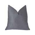 Plutus Daydream Blue And Beige Luxury Throw Pillow - Double Sided  18' X 18'
