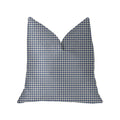 Plutus Mezmerize Blue, Beige And Black Luxury Throw Pillow - Double Sided  20' X 30' Queen