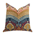 Plutus Ikat Anika Luxury Throw Pillow - Double Sided  20' X 30' Queen