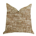 Plutus Ebony Russet Textured Luxury Throw Pillow   - Double Sided  20' X 30' Queen