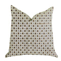Plutus Haven Pointe Patterned Luxury Throw Pillow  - Double Sided  26' X 26'