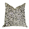 Plutus Mulberry Lasso Green Tones Luxury Throw Pillow - Double Sided  20' X 30' Queen